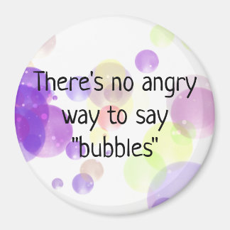 Imã Bolhas Engraçadas Coloridas Circular Magnete