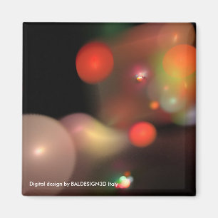 Imã BOLHAS QUÂNTICAS violeta vermelha