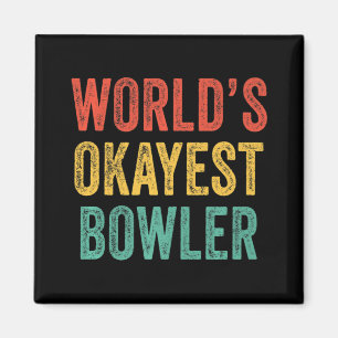 Imã Boliche da Diversão de Bowler mais Okayest do mund