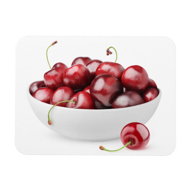 Ímã Boliche de cerejas doces (Horizontal)