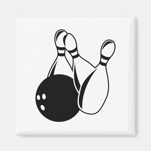 Imã Boliche de dez pinos (Frente)