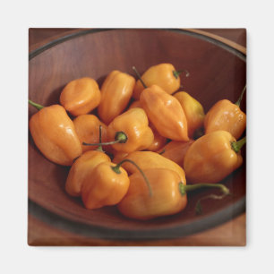 Imã Boliche de pimentos de habanero, comida tradiciona