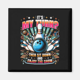 Imã Boliche Engraçado Bowler 1