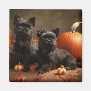 Imã Boliche Francês Puppy Autumn Delight Pumpkin