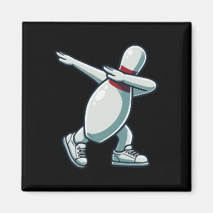 Imã Boliche Pin Dabbing Funny Bowler Boliche Lover Sar