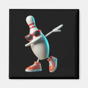 Imã Boliche Pin Dabbing Sungles Bowler Player Homens