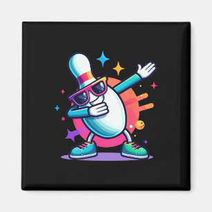 Imã Boliche Pin Dabbing Sungles Bowler Player Kids Boy