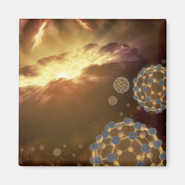 Imã Boliches flutuando no espaço interestelar (Frente)