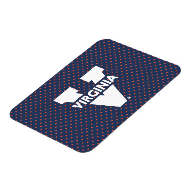 Ímã Bolinhas da Virginia Cavaliers (Left Side)