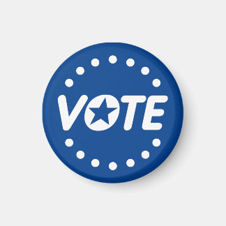 Imã BOLINHAS de Estrela de VOTO Cores Personalizadas A