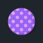 Imã Bolinhas de Lilac na periwinkle<br><div class="desc">Bolinhas de Lilac na periwinkle</div>