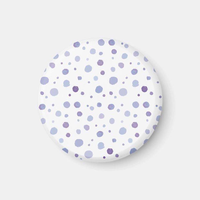 Imã bolinhas pintadas à mão (Frente)