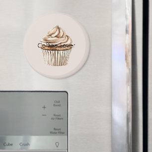 Imã Bolo de Café com Creme