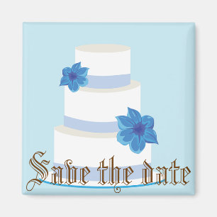 Imã Bolo De Casamento Doce Sobremesa Paz Amor Destino