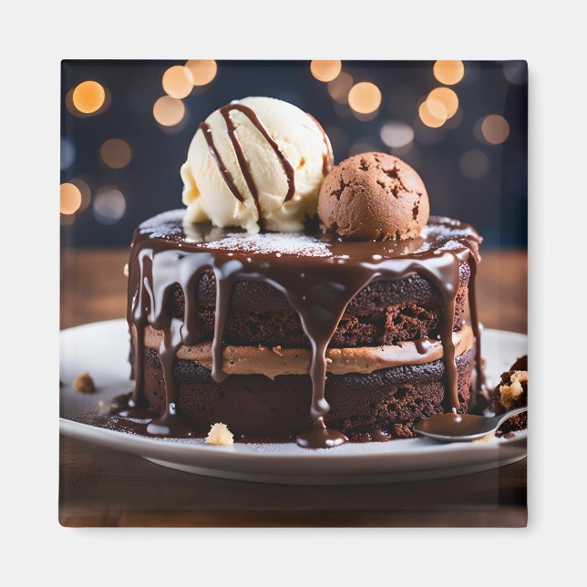 Imã Bolo de Chocolate (Frente)