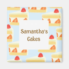 Imã Bolo de Morango