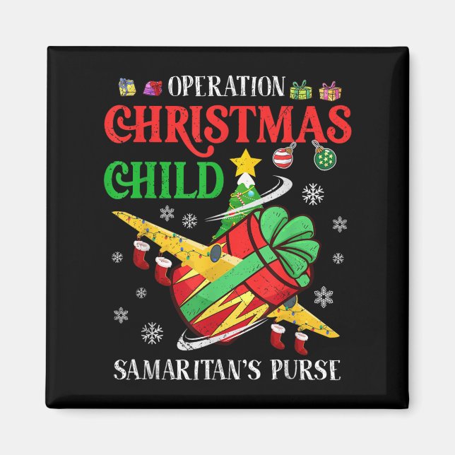 Imã Bolsa de Natal da Samaritan's Purse Operação Crian (Frente)