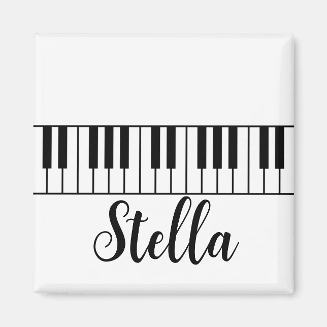 Imã Bolsa de Piano Personalizada (Frente)
