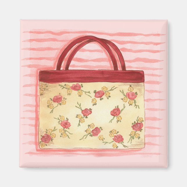 Imã Bolsa Floral (Frente)