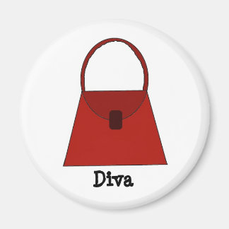 Imã Bolsa Vermelha - Diva
