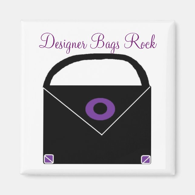 Imã Bolsas de Designer Rock (Frente)