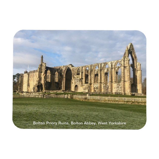 Ímã Bolton Priory, Bolton Abbey, West Yorkshire (Horizontal)