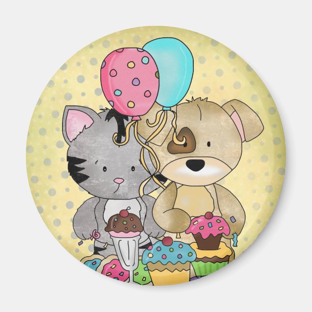 Imã Bom aniversário (Frente)