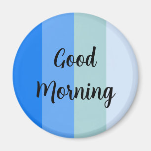 Imã Bom dia azul riscado