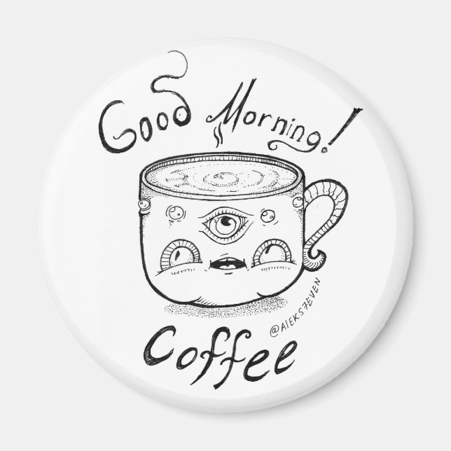 Imã Bom dia Café 2 ímãs (Frente)