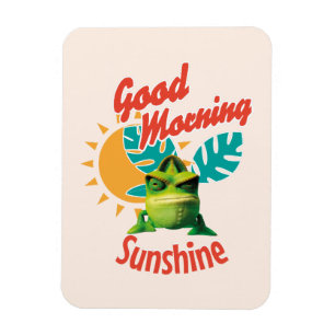 Ímã Bom Dia Sol Chameleão Divertido