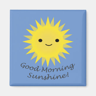 Imã Bom dia Sunshine Cute Kawaii Sun