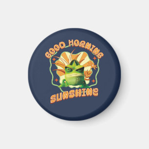 Imã Bom dia Sunshine Engraçado Chaméon Grumpy