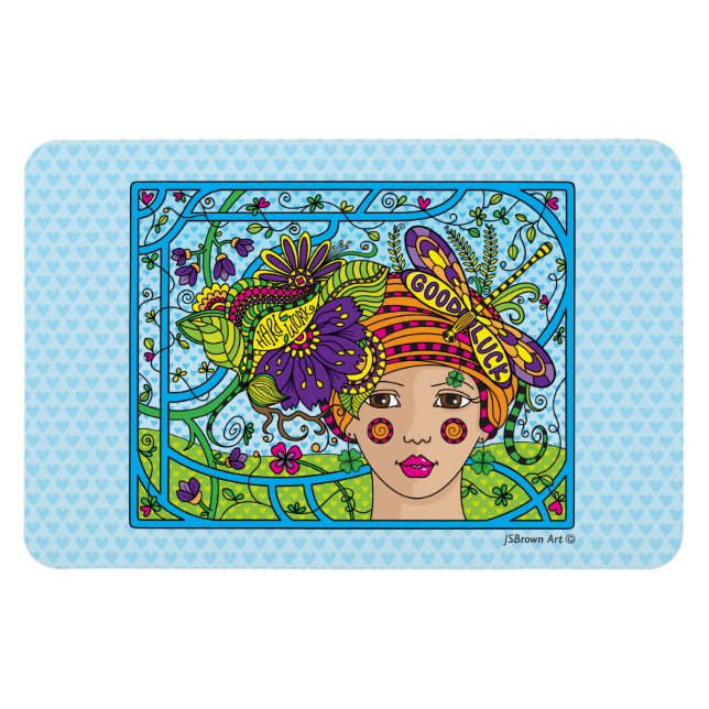 Ímã Bom Luck_Flexible Magnet 6"x4" (Horizontal)