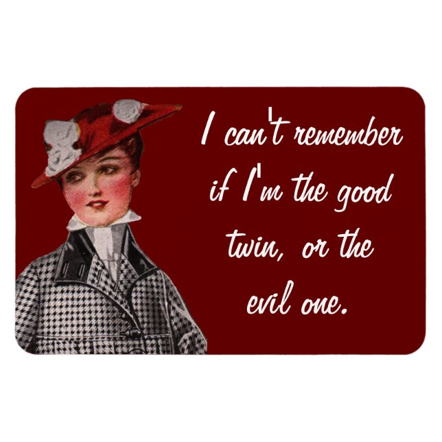 Ímã Bom ou Mau Twin (Horizontal)