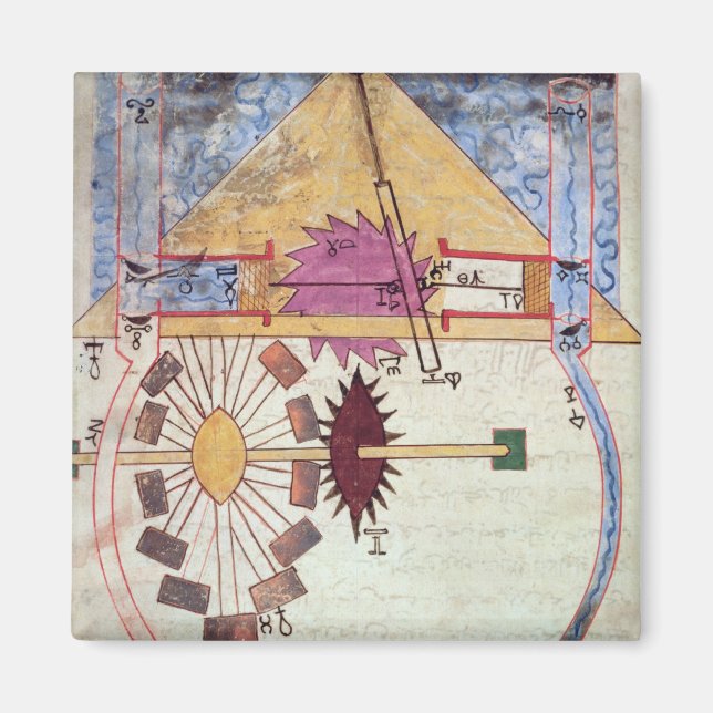 Imã Bomba de Água, do Livro do Conhecimento do Genuíno (Frente)