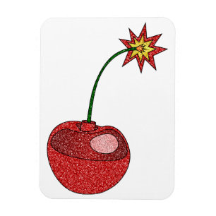 Ímã Bomba de Cherry com brilho