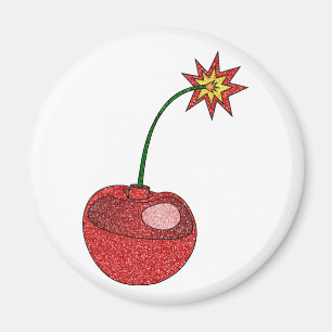 Imã Bomba de Cherry com brilho