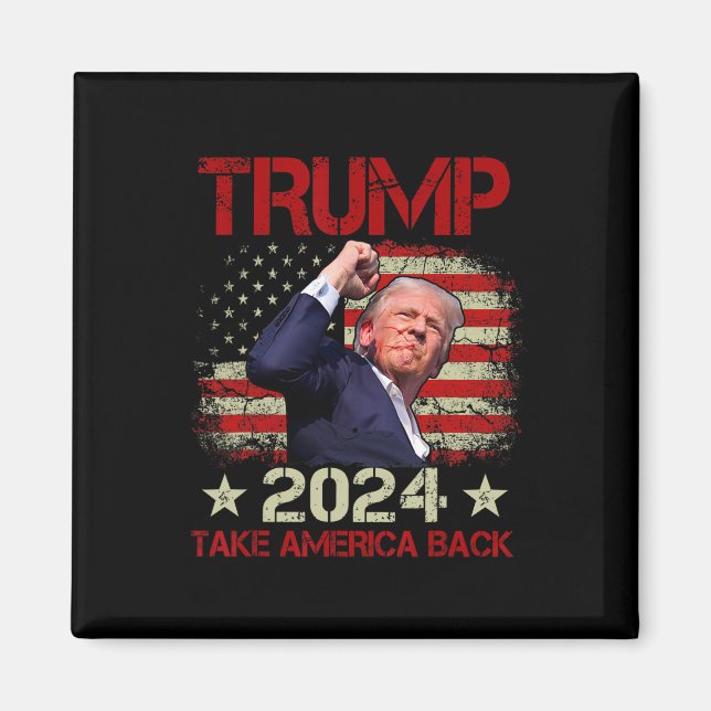 Imã Bomba De Pressão Disparada No Trump 2024 Sobrevive (Frente)