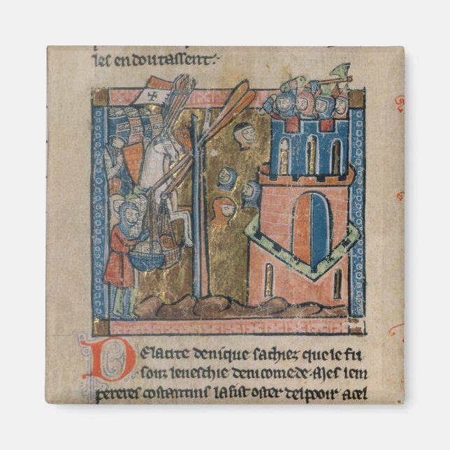 Imã Bombardeiros cruzados Nicea com cabeças em 1097 (Frente)