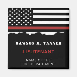 Imã Bombeiro Personalizado - Mínimo Emergência em Linh