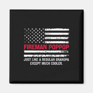 Imã Bombeiro Pop Pop dos Estados Unidos Bandeira Ortop