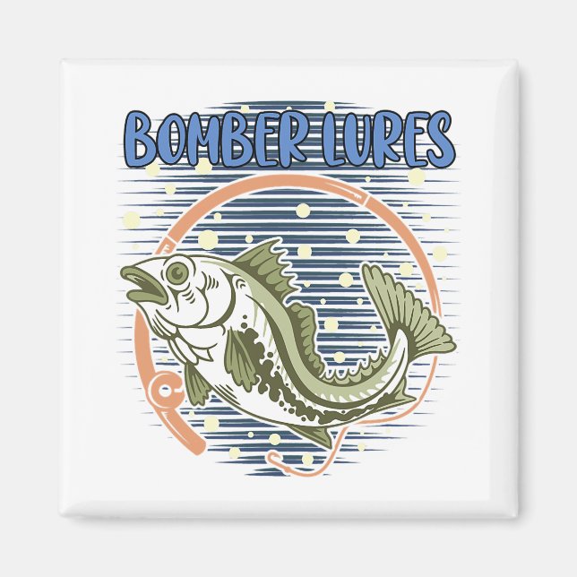 Imã Bomber Lures Caçando Hobby Hunter Pastime (Frente)