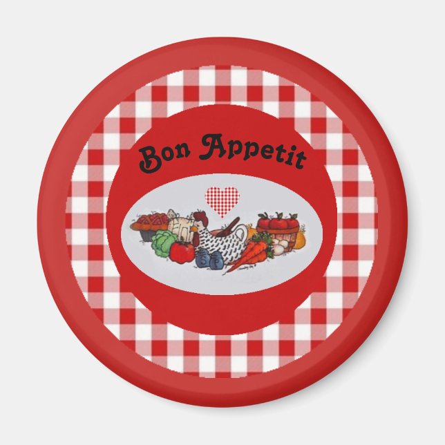 Imã Bon Apetite Magnet (Frente)