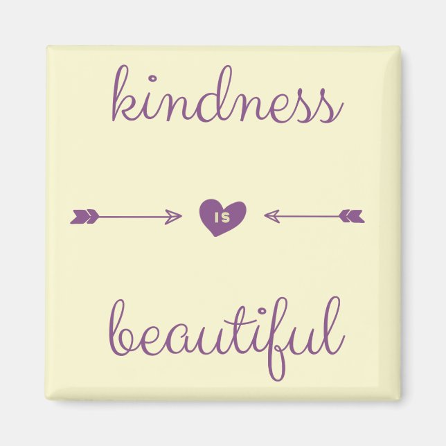 Imã Bondade é Magnética Bela Quadrada (Frente)