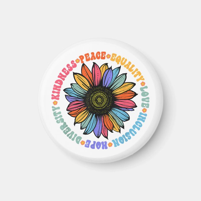 Imã Bondade Paz Igualdade Amor Esperança Diversidade H (Frente)