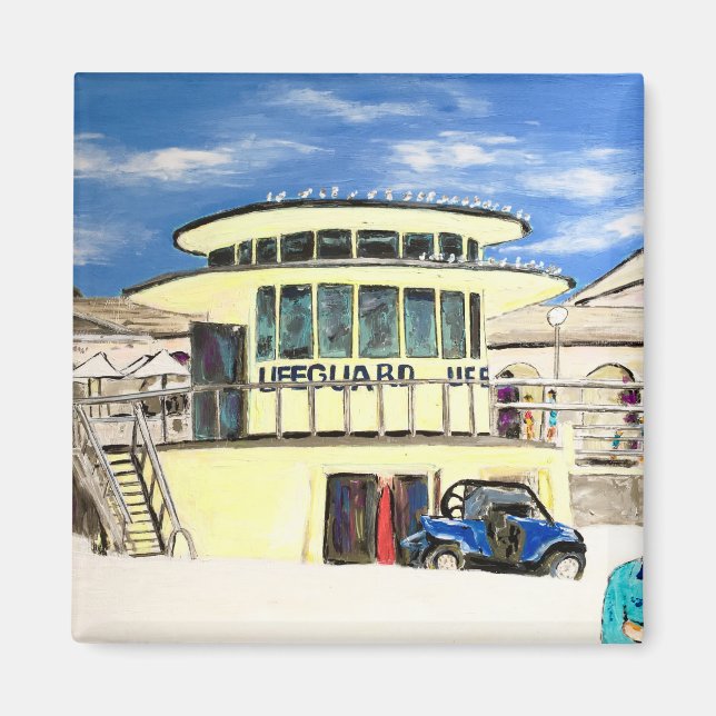 Imã Bondi Beach Lifeguard Hut (Frente)
