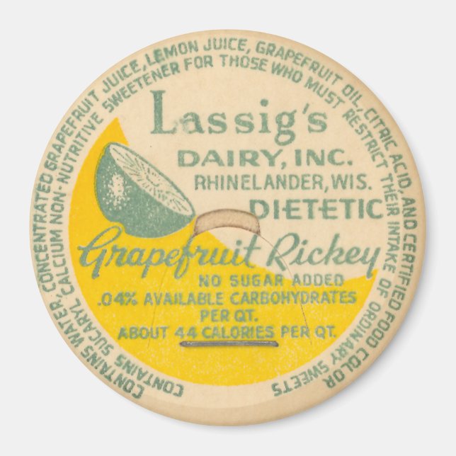 Imã Boné de frasco para injetáveis de leite (Frente)