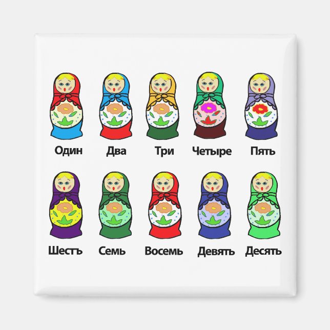 Imã Boneca de ninho russa (Matryoshka) (Frente)