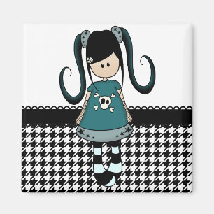 Imã Boneca de pano feminino retro