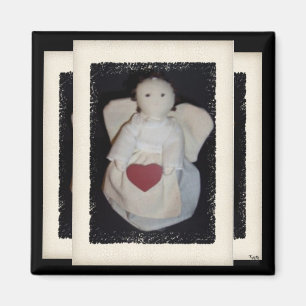 Imã Boneca de Tecido Anjo Primitivo